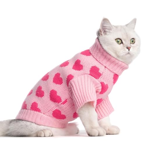 Cat Sweater for Cats Only (Pink / Large)