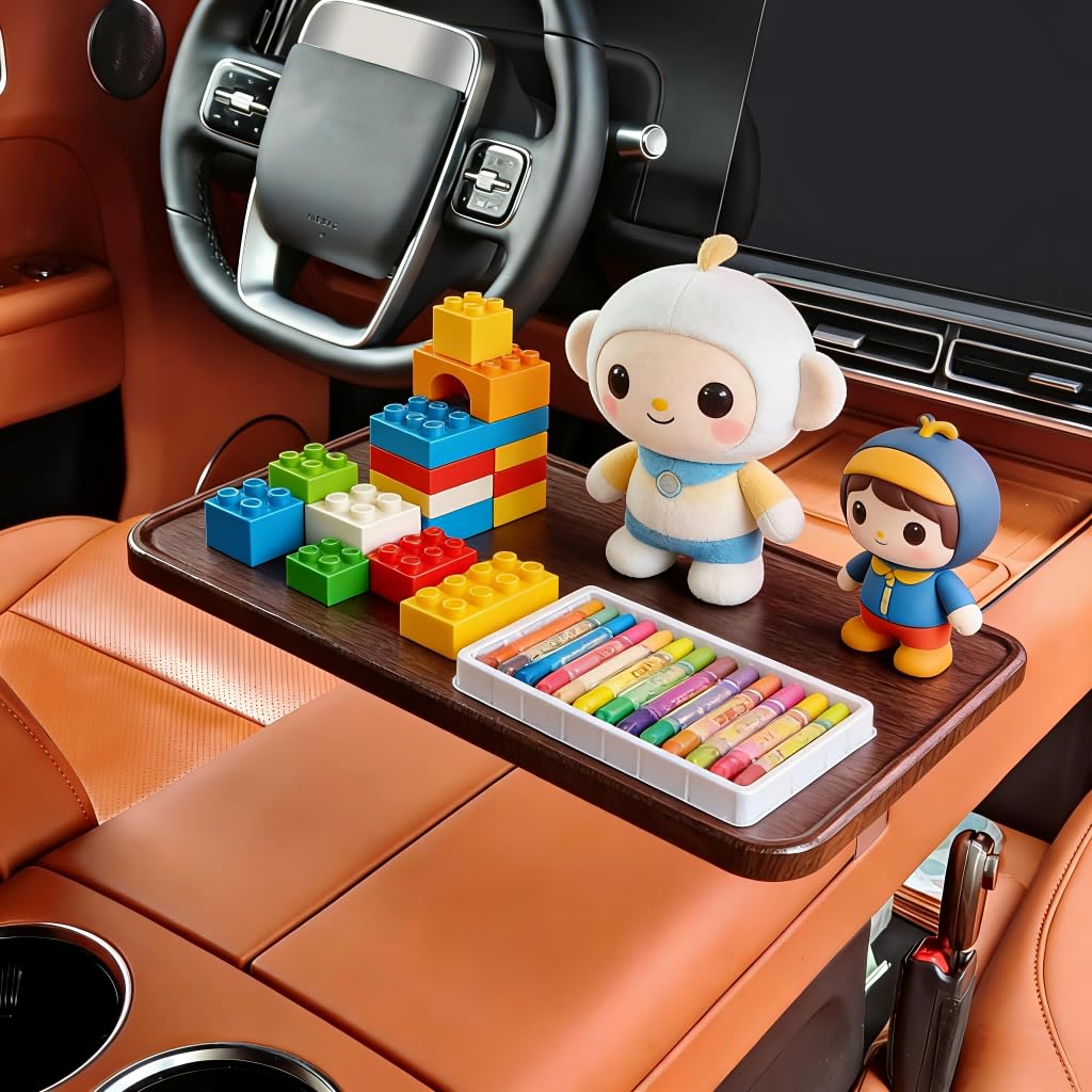 Car Desk for Laptop (Peachwood Color)