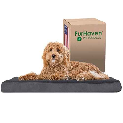Orthopedic Dog Bed for Large (Large / Gray)
