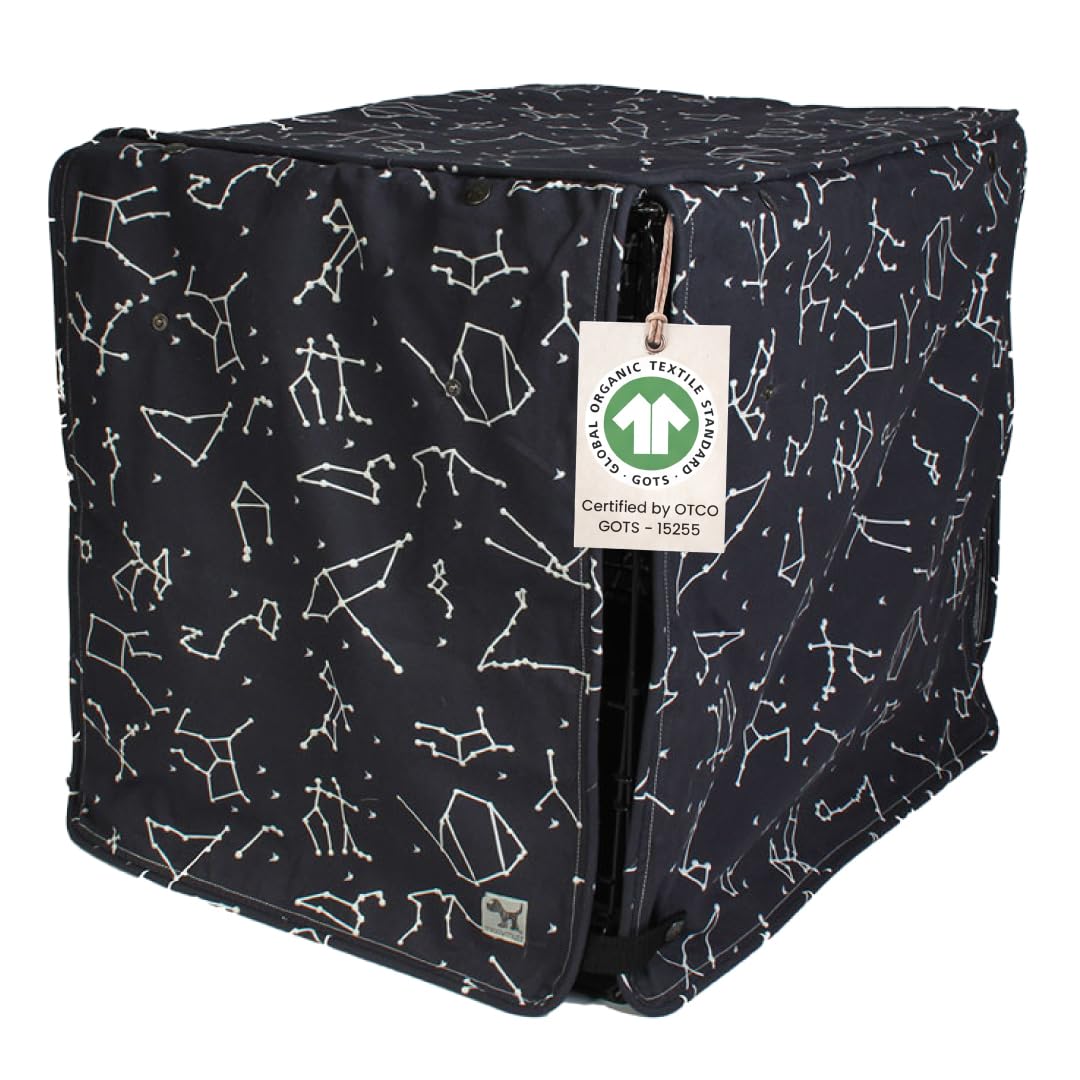 Deep Blue Dog Crate Cover (Rocketman / 42.0"L x 28.0"W x 31.0"H)