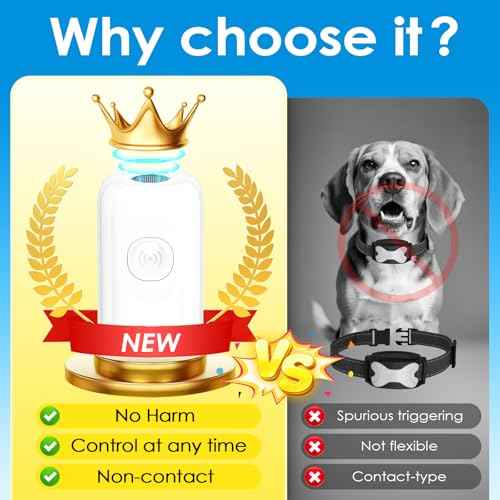 Mini ultrasonic dog bark deterrent device (off-white)