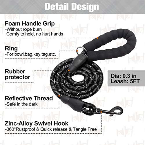Small Dog Harness and Leash Set (XX-Small(Chest Girth 11.5"-13") / Houndstooth(Black))