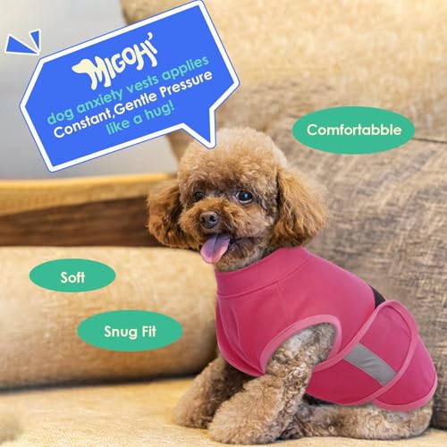 Dog Anxiety Relief Coat (RoseRed / Medium)