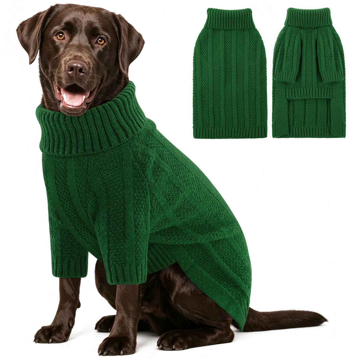 XL Dog Sweater (X-Large / Green)
