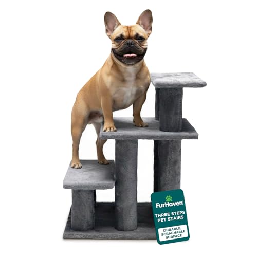Steady Paws Multi (Gray / 3-Step / Pet Stairs)