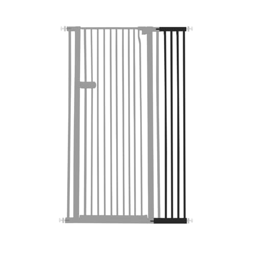 Extra Tall Cat Gate Extension Kit 61.02" High 8.27" Wide Black (61.02" H-black / 8.27" W, Extension)