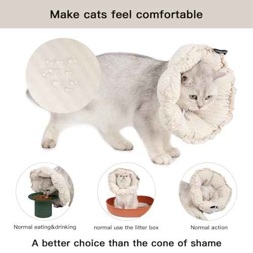 Soft Cat Cone Collar (L-Standard / White)