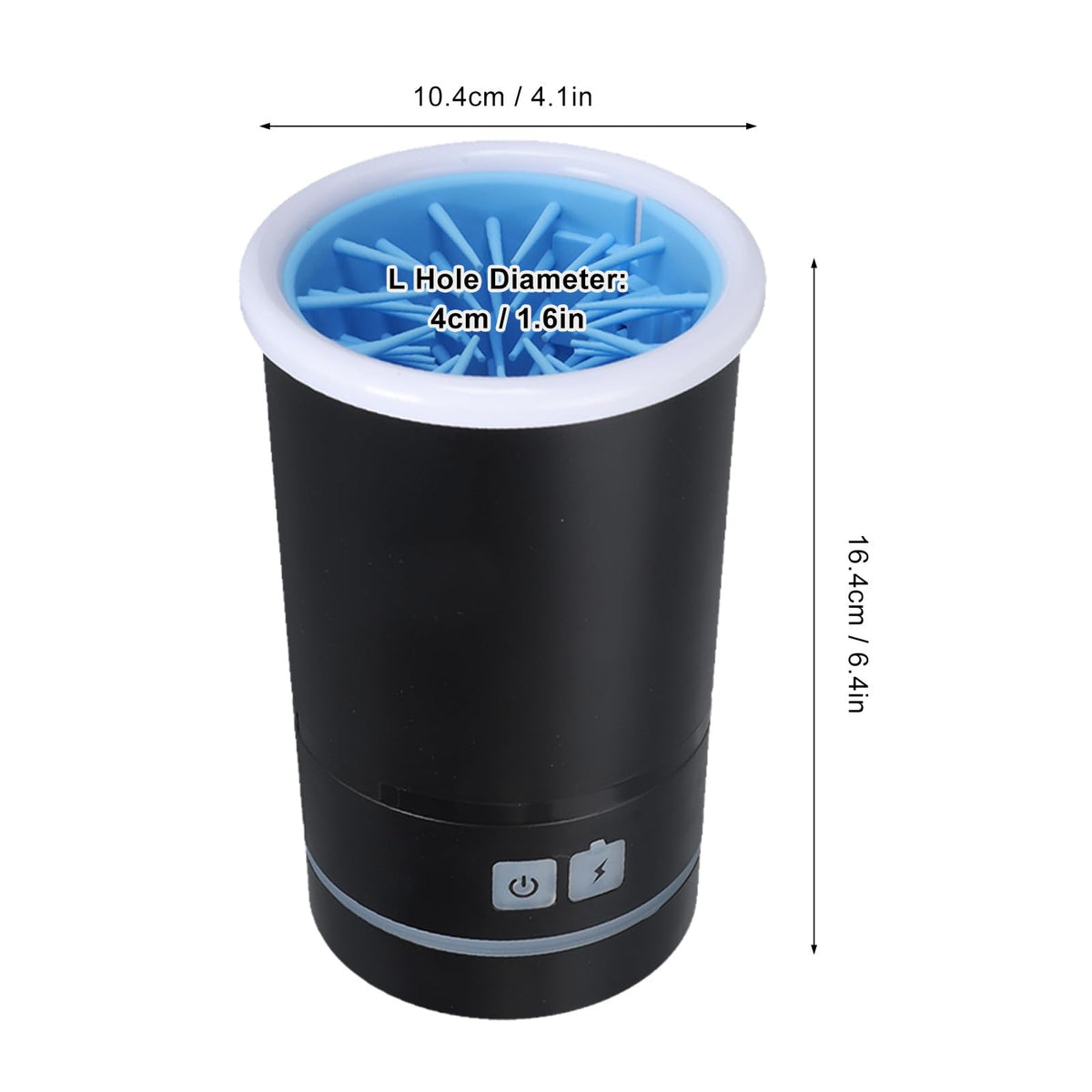 Automatic Dog Cleaner (L / Black White)