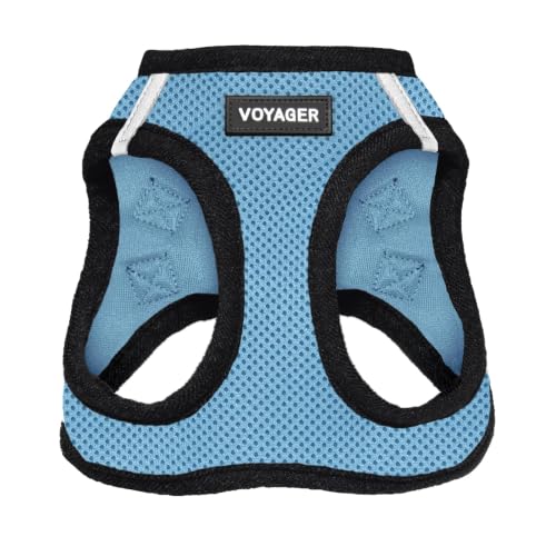 Voyager Step in Air Dog Vest Harness (Baby Blue/Black Trim / XL (Chest: 20.5 - 23"))