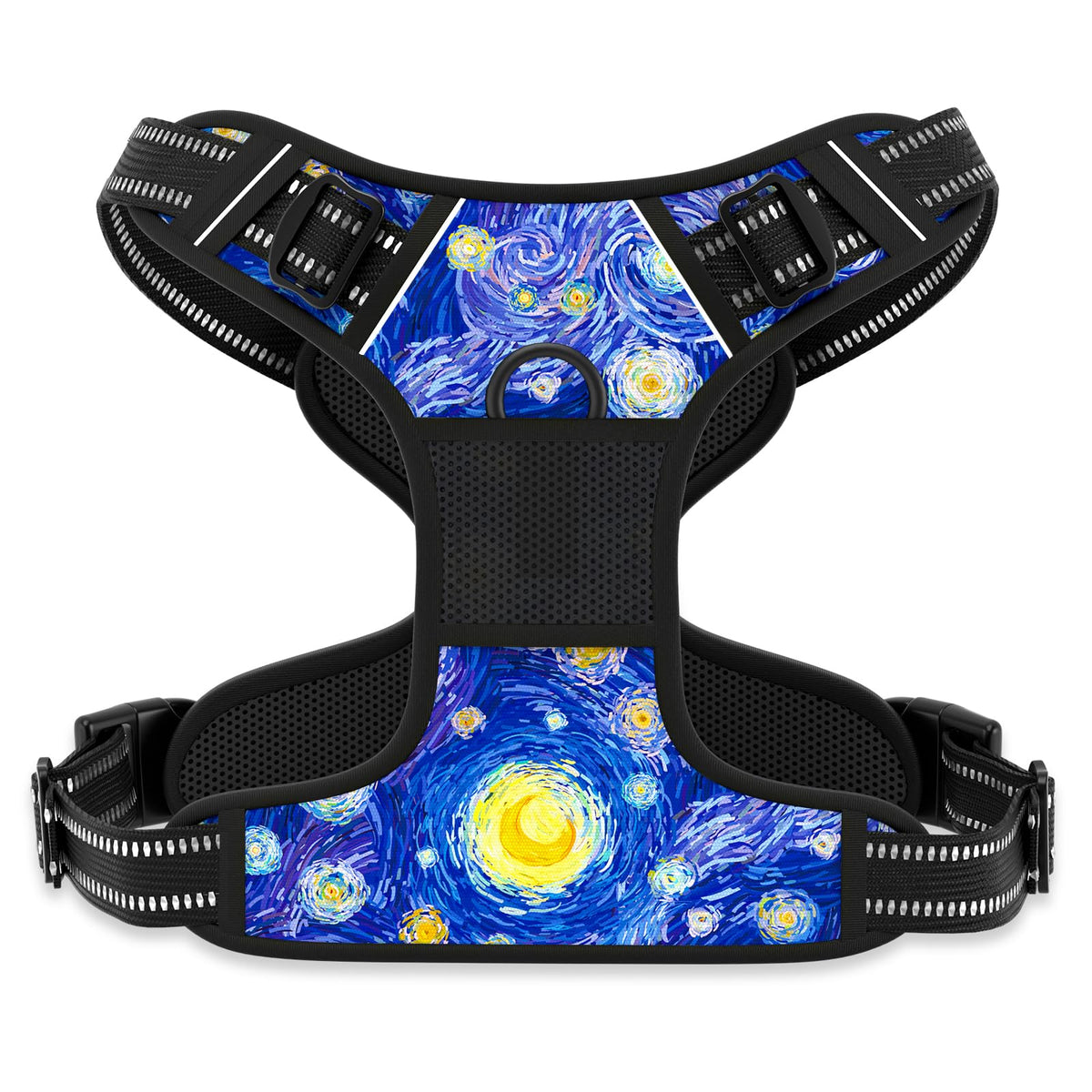 No Pull Dog Harness (Van Gogh Starry Night / Large)