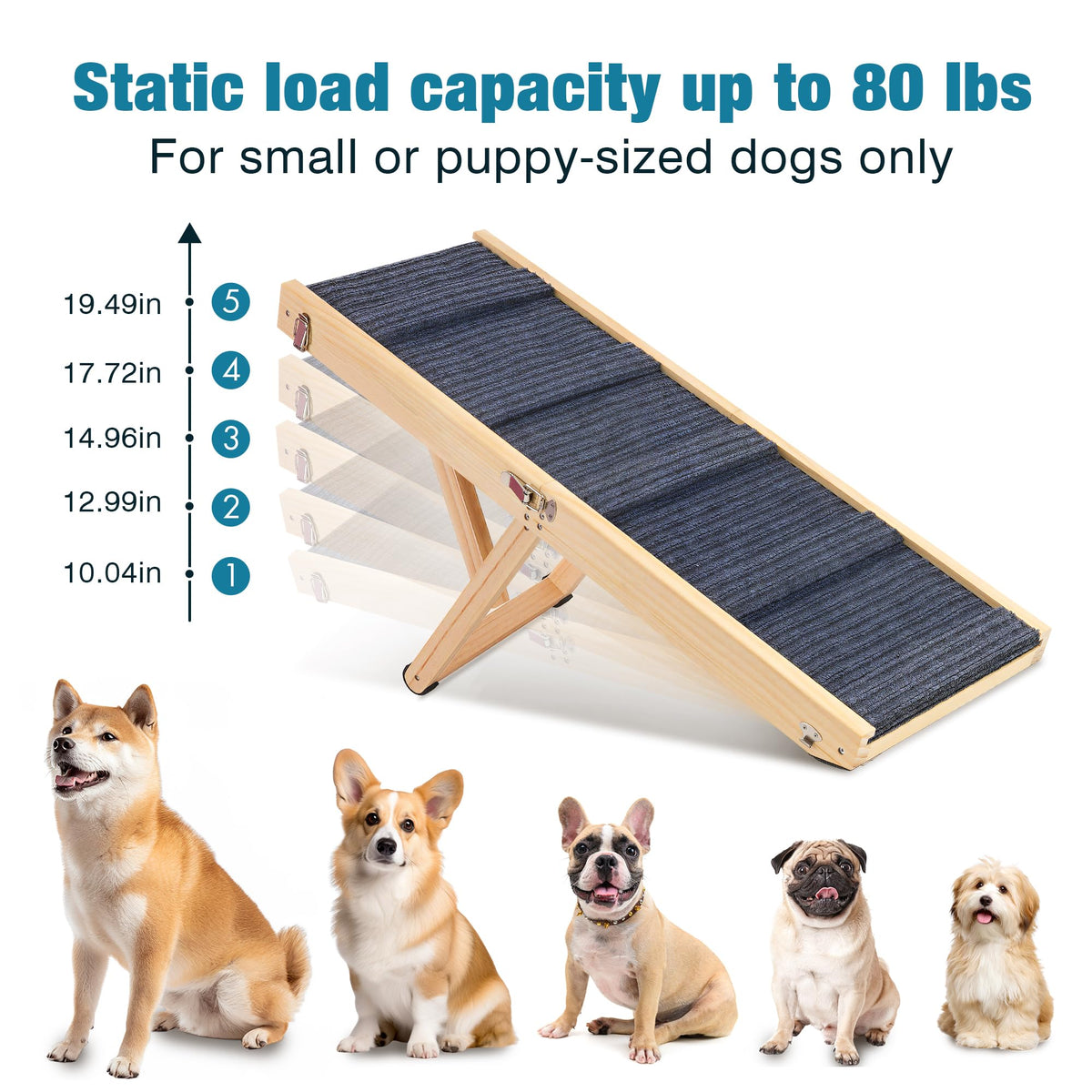 Dog Ramp for Bed (Medium)