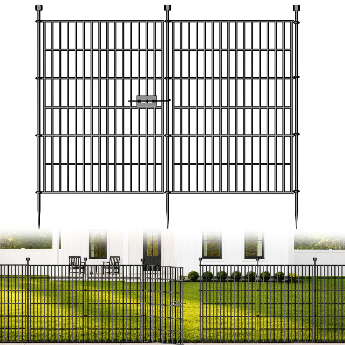 No Dig Garden Fence Outdoor for Yard (40 in(H) X 11.8 ft(L))