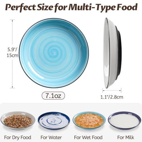 Cat Food Bowl (Spiral-4 Pack)