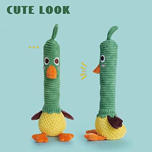 2 in 1 Easter Duck Dog Toy with a Large Rubber Squeaker (Duck)