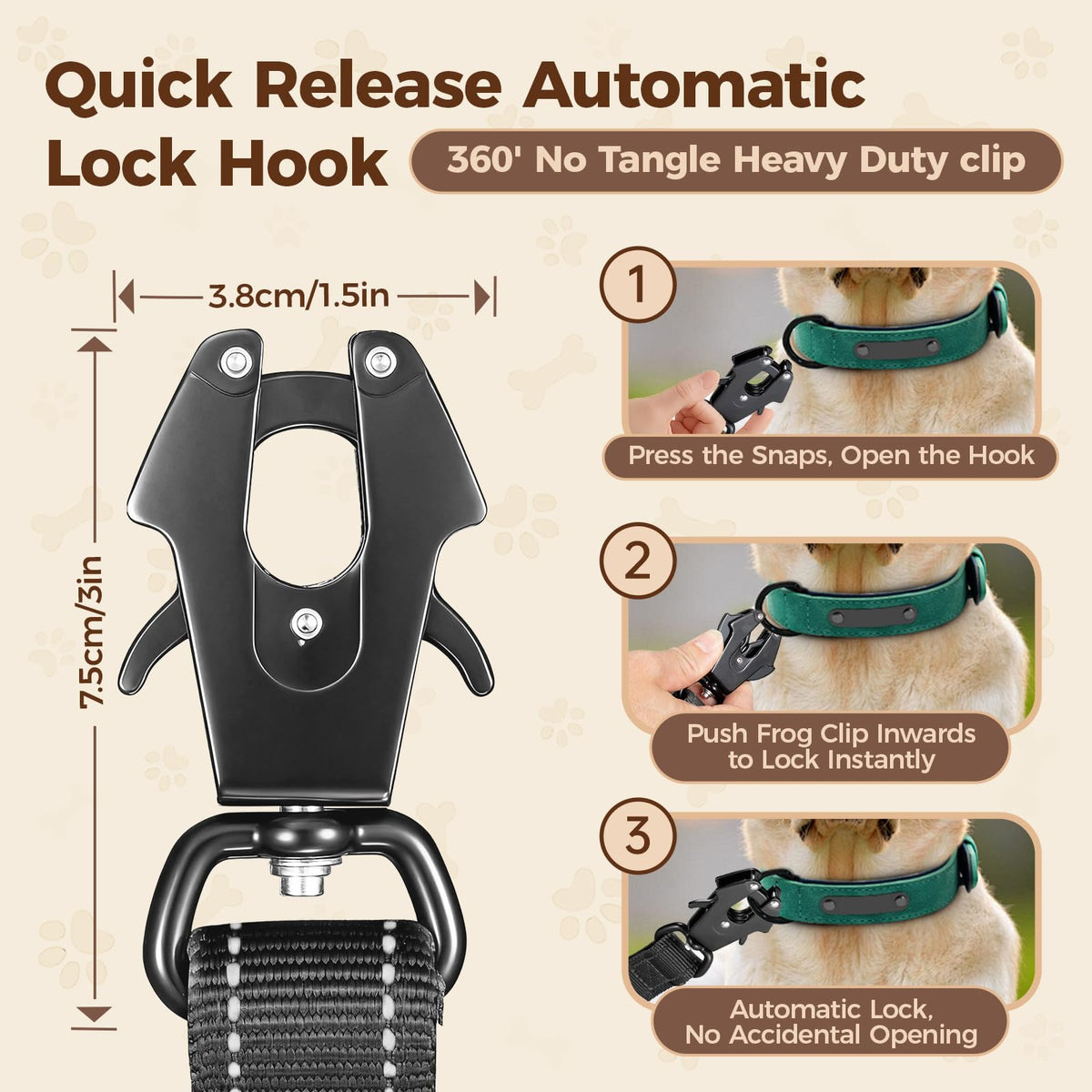 9.7FT Detachable Hand (Black)