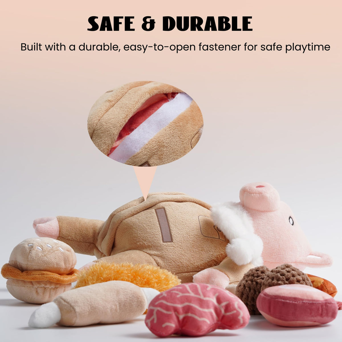 Stuffed Pig Dog Toys (Pilot Pig)