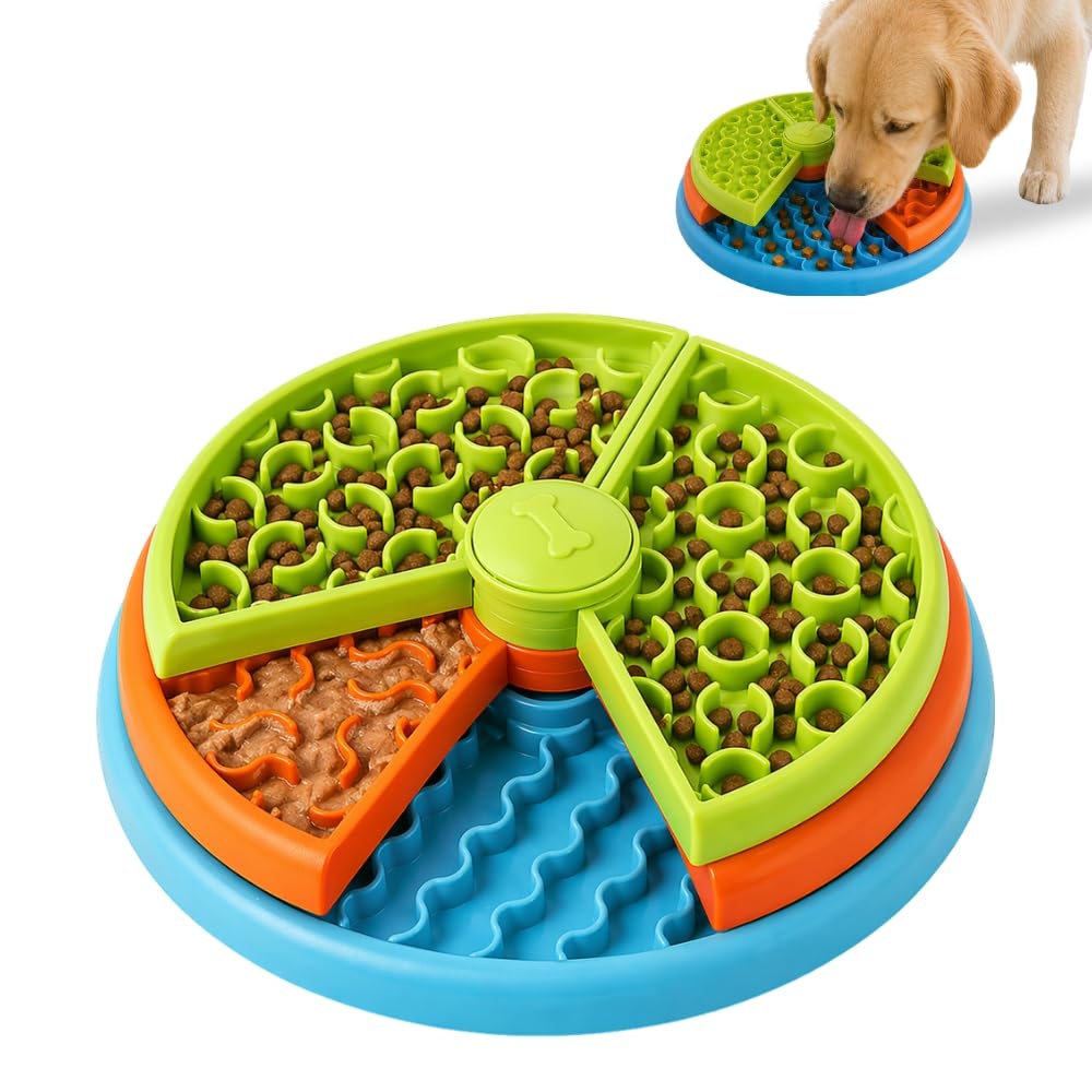 3 Level Slow Feeder Dog Bowls