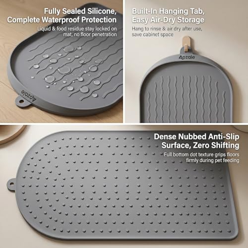 Large Dog Food Mat 30 x 20.5 Inch