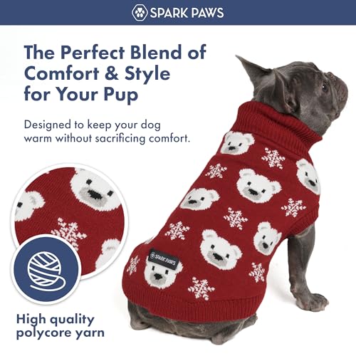 Christmas Knit Dog Sweater (Polar Bear / 3XL)