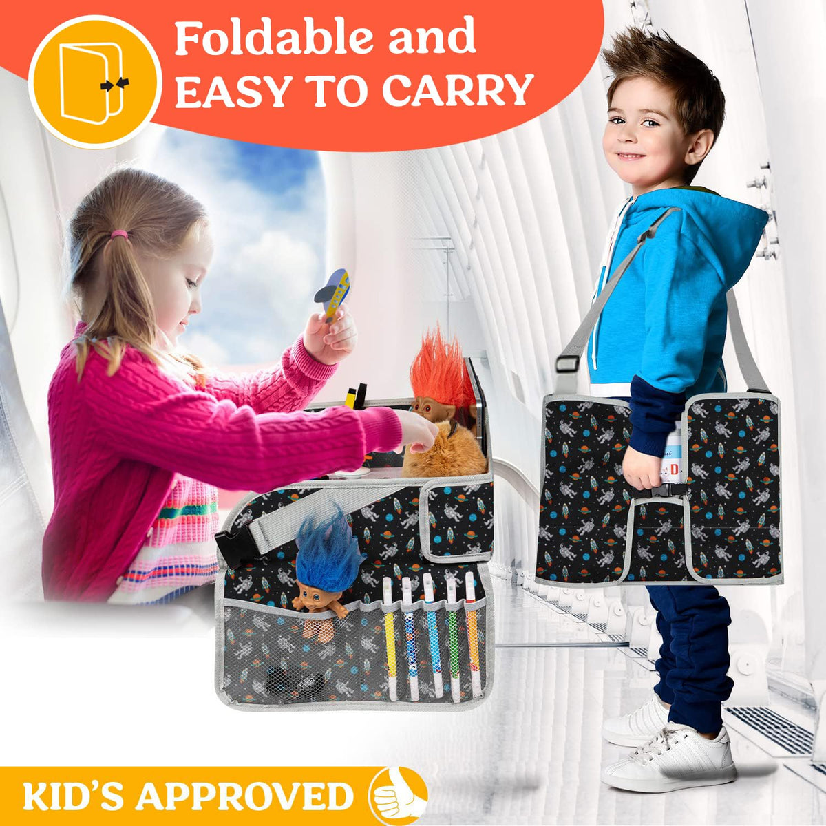 Kids Travel Tray for Car (Space)