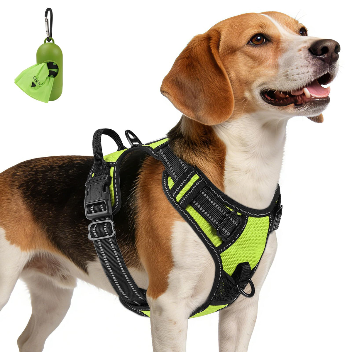 No Pull Dog Harness Medium Sized Dog (Medium / Green)