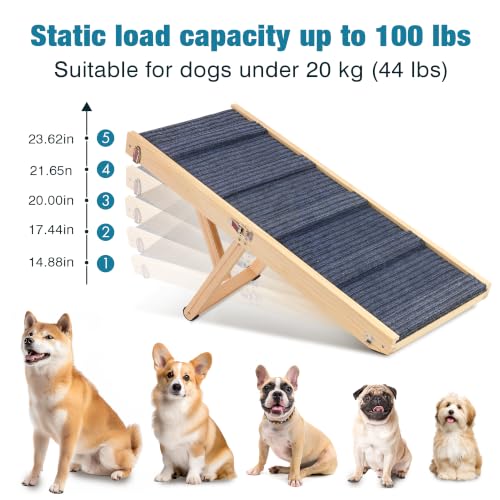 Dog Ramp for Bed (38" L x 16" W)