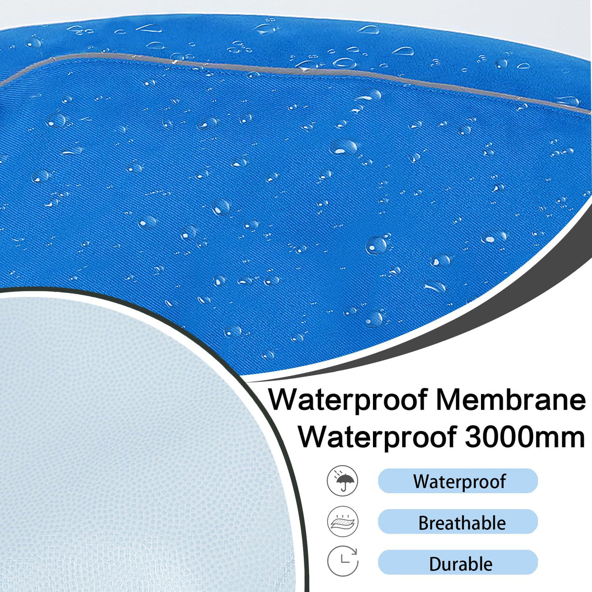 Waterproof Dog Raincoat (Blue / Small(9-13lb))