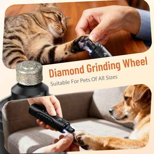 Electric Dog Nail Grinder (Light black)