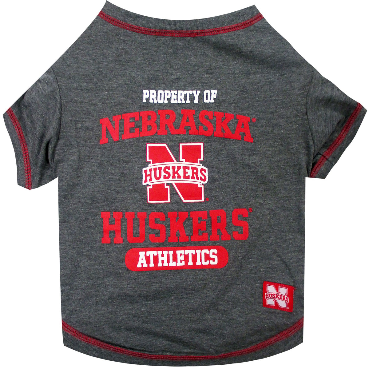 Collegiate NEBRASKA CORNHUSKERS Dog T (Nebraska Cornhuskers / Large)