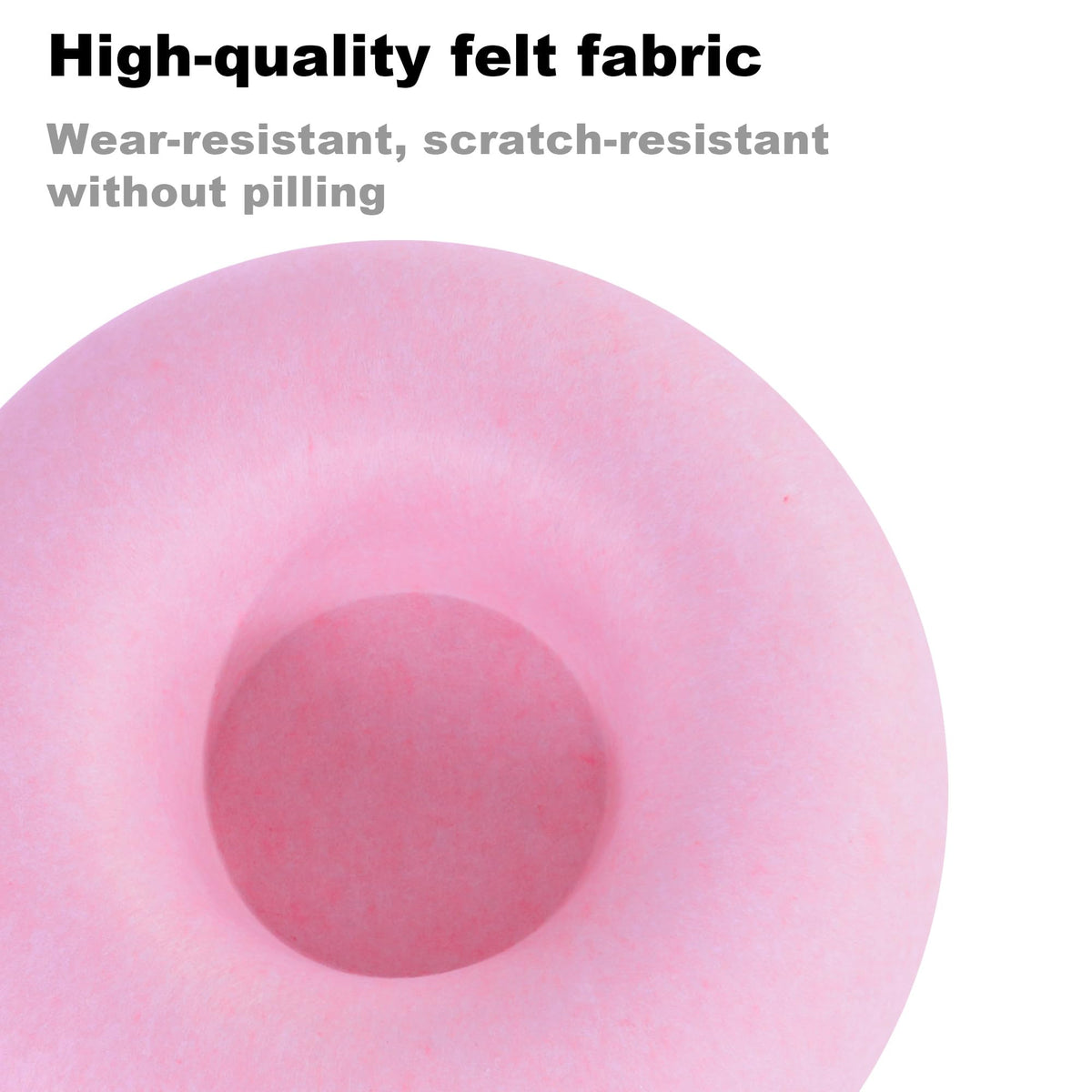 Large Cat Tunnel Bed for Indoor Cats with 3 Toys (L(24x24x11) / Pink)