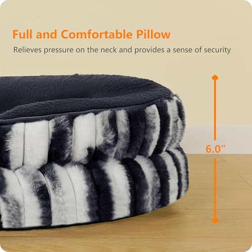 Orthopedic Waterproof Medium Dog Bed Sofa (Tie-dye Grey / Medium(36 x 25.5 x 6 inch))