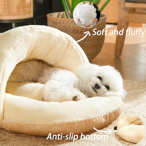 Bed for Dog and Cat (Large / Light Brown)
