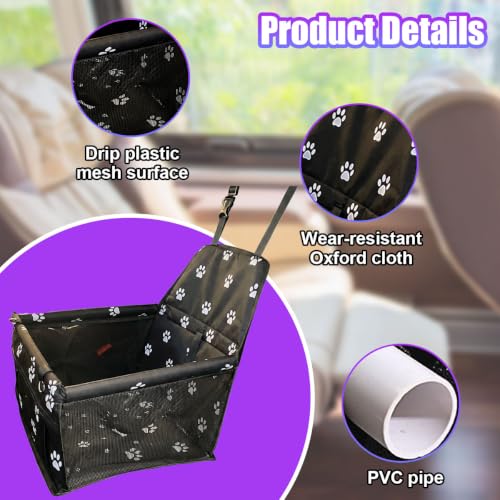 Pet Car Seat Waterproof Oxford Dog Car Booster Seats