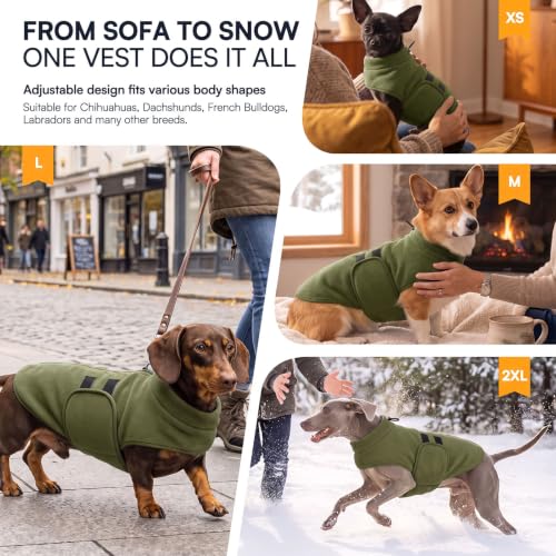 XL Dog Sweater (Army Green / X-Large)