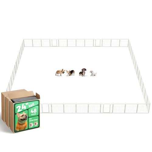 Rollick Dog Playpen (White / 24"H)
