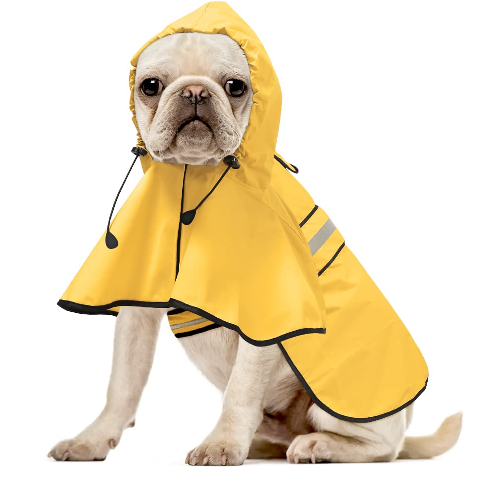 Reflective Dog Raincoat (Yellow / Medium)