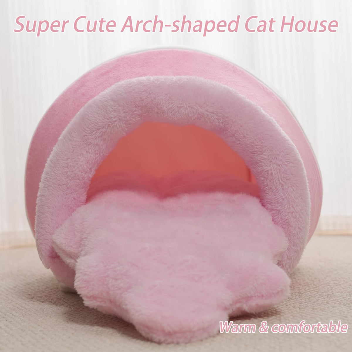 Honey Pot Cat Cave Bed (Pink)