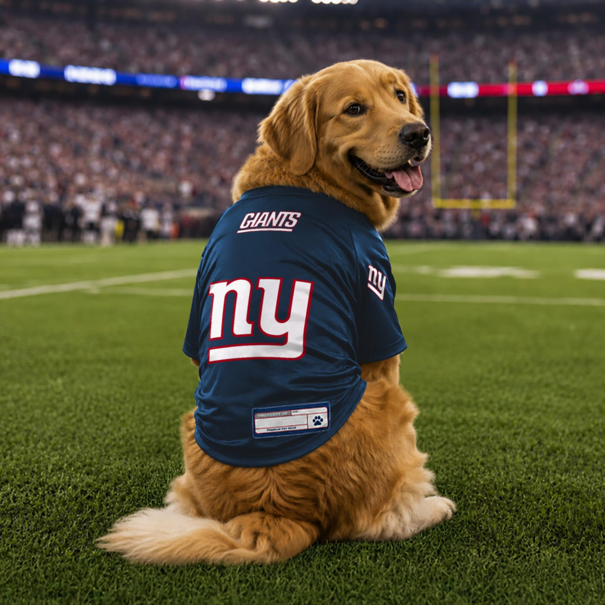 NFL New York Giants Stretch Pet Jersey (New York Giants / Large)