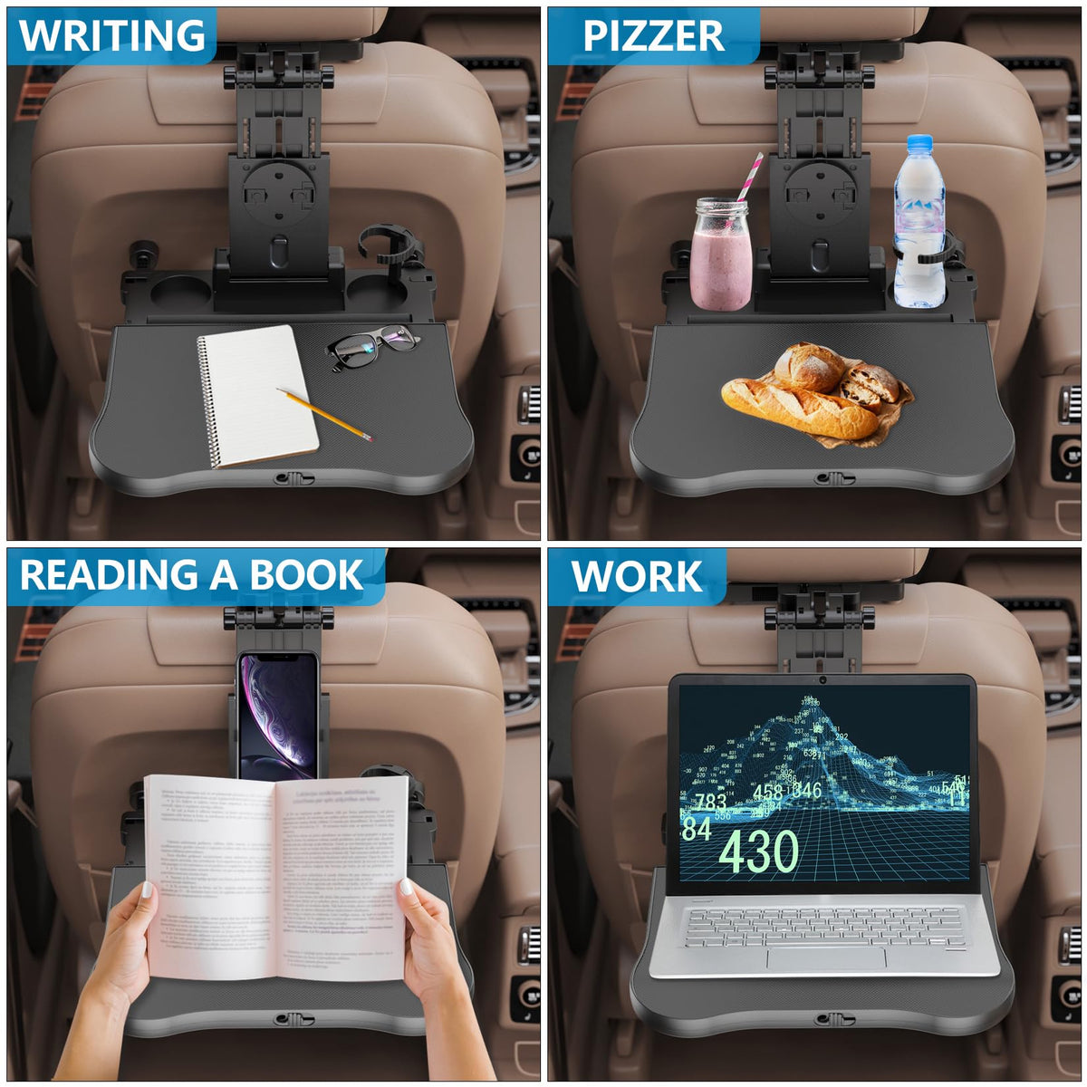 Car Seat Tray Table (17.7"*15.2")