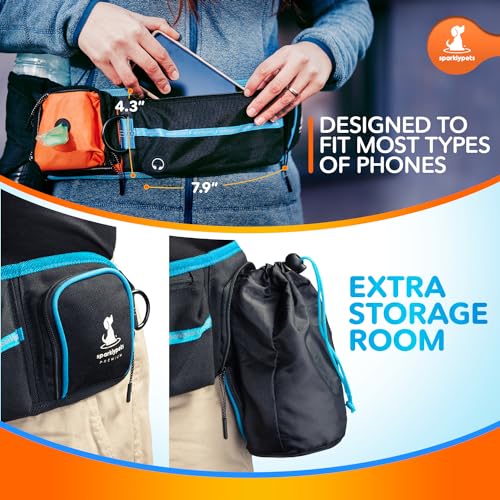 Active Pack Hands Free 2 Dogs Leash Medium & Large (Active Premium Orange Pack / 2 dogs M/L)