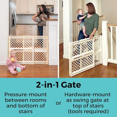 Supergate Ergo Baby Gate (Ivory)