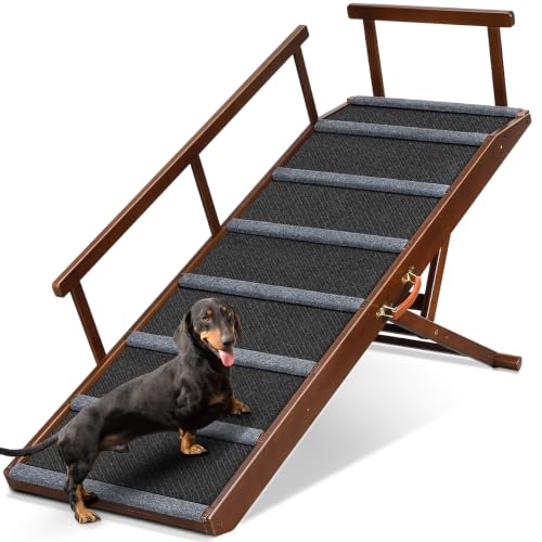 XL Dog Ramp for Bed (Walnut / Extra Large)