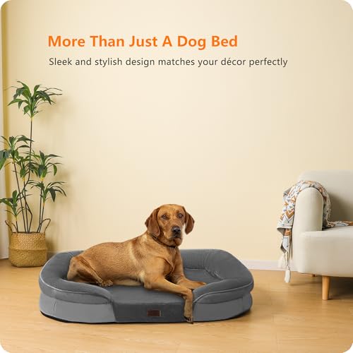 Orthopedic Waterproof X (Medium Grey / X-Large(45 x 32 x 7 inch))