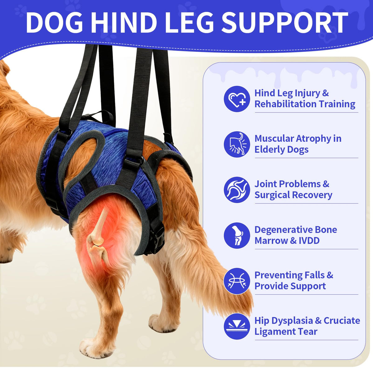 Dog Sling for Large Dogs (XL)