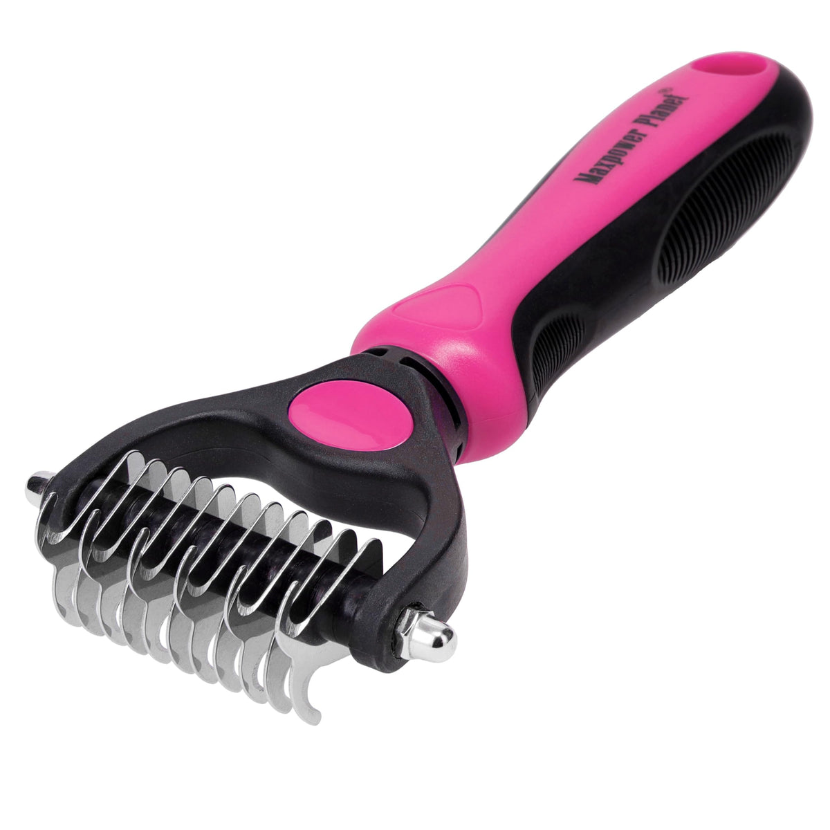 Pet Grooming Brush (Pink / Small)