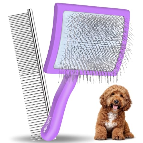 Slicker Brush for Dogs (Puple)