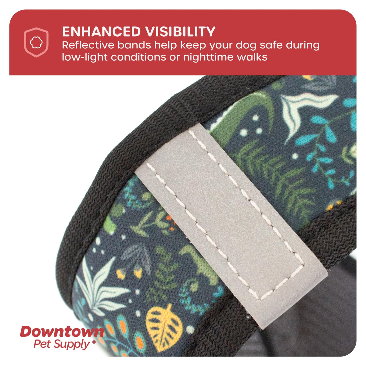 Step in Dog Harness (X-Large / Dinosaur)