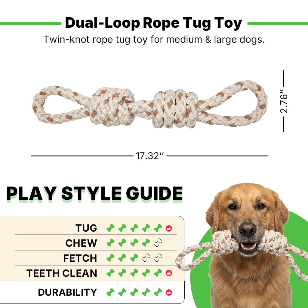 Tug of War Dog Toy (Double Knot Tug)