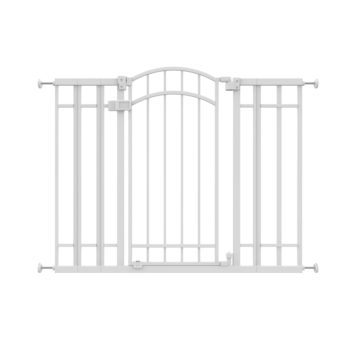 Decorative Extra Tall Baby Gate & Dog Gate (White / 28.5"-48" W x 36" H)
