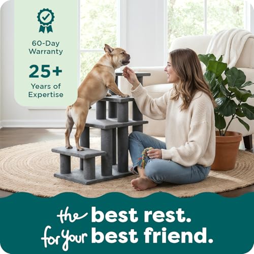 Steady Paws Multi (Gray / 3-Step / Pet Stairs)